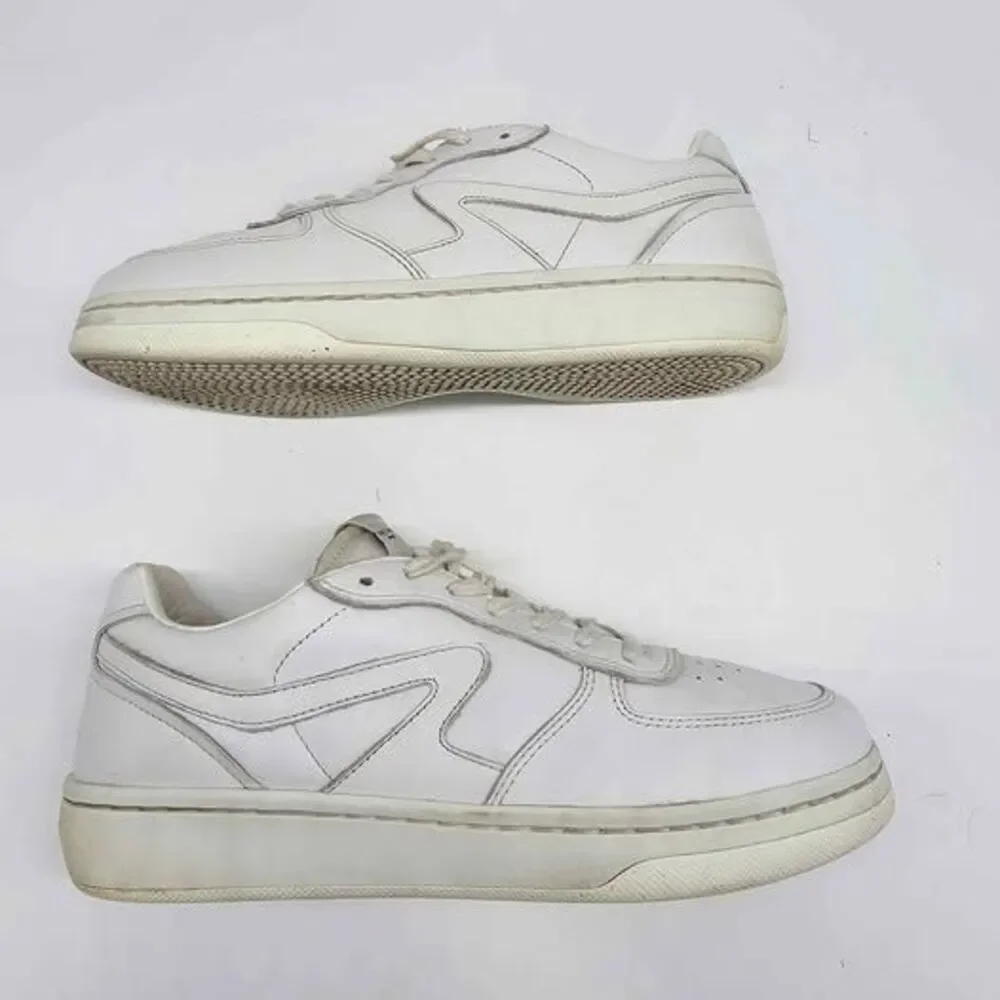 Rag & Bone Retro Court Sneakers Mens 7 Womens 10 White Leather Low Top EU 40